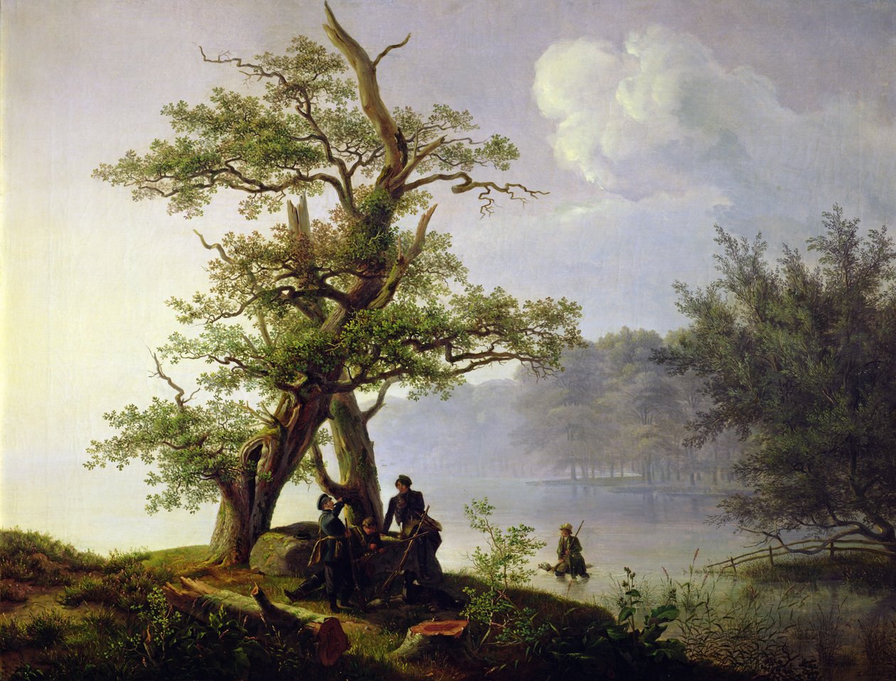 Polowanie na ptactwo wodne, 1828 autorstwa Thomas Fearnley
