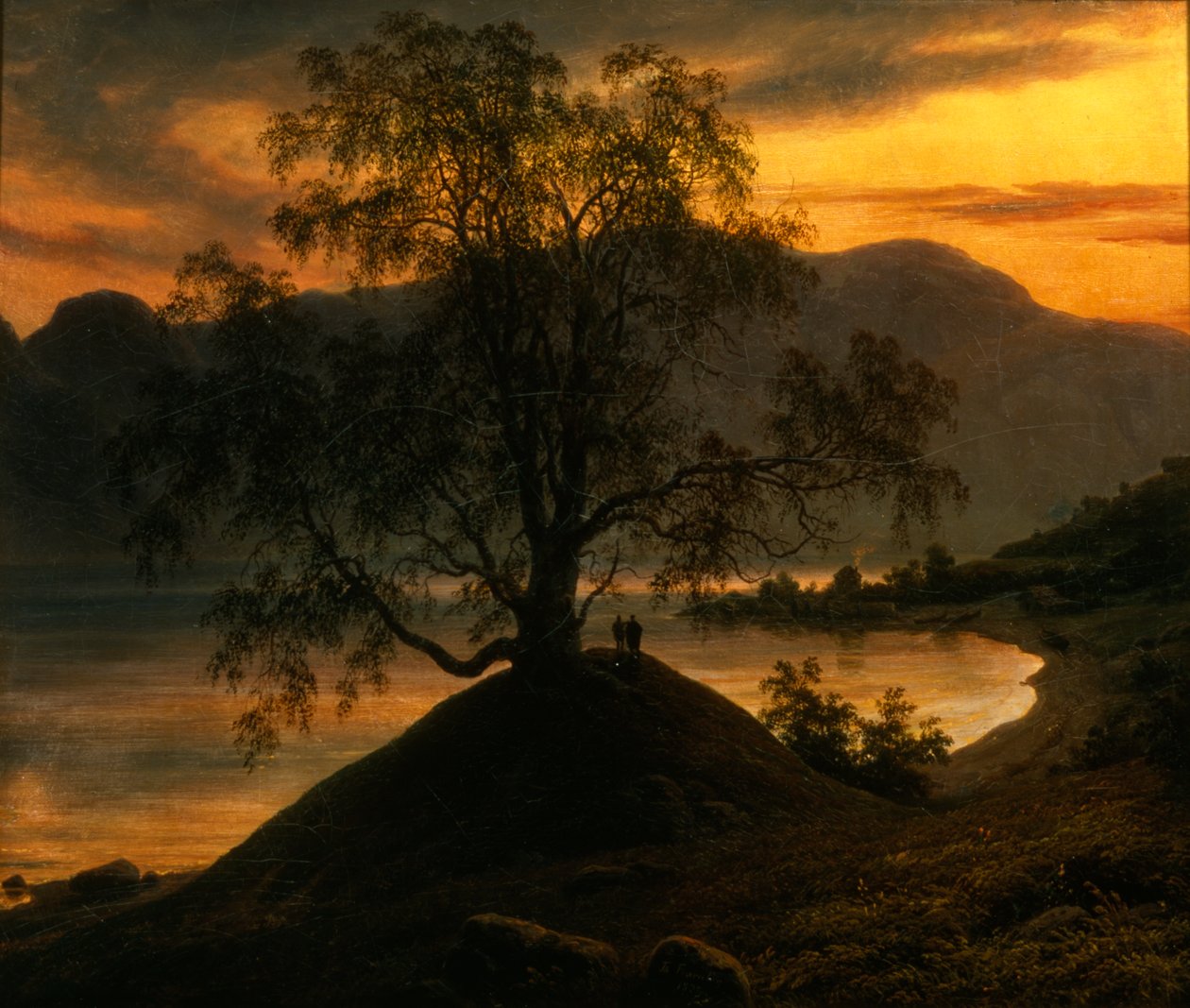 Slindrebirken autorstwa Thomas Fearnley
