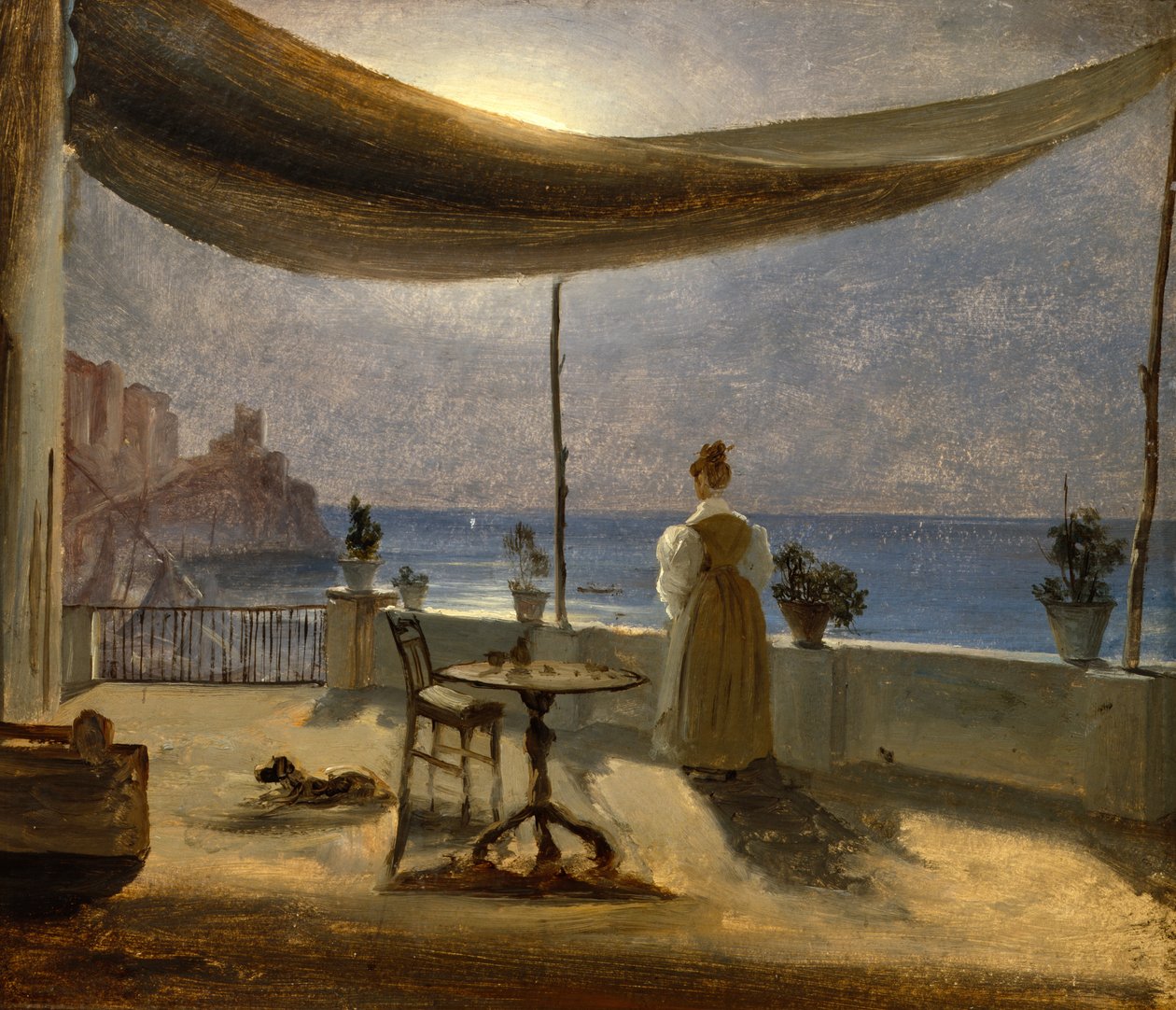 Taras w Sorrento autorstwa Thomas Fearnley