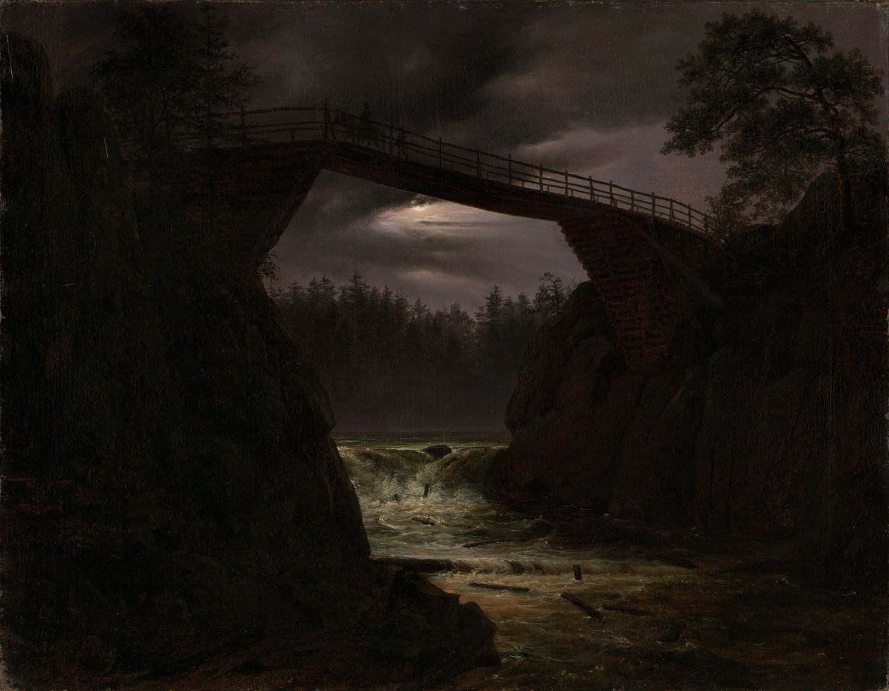 Most Hauge poza Arendal autorstwa Thomas Fearnley