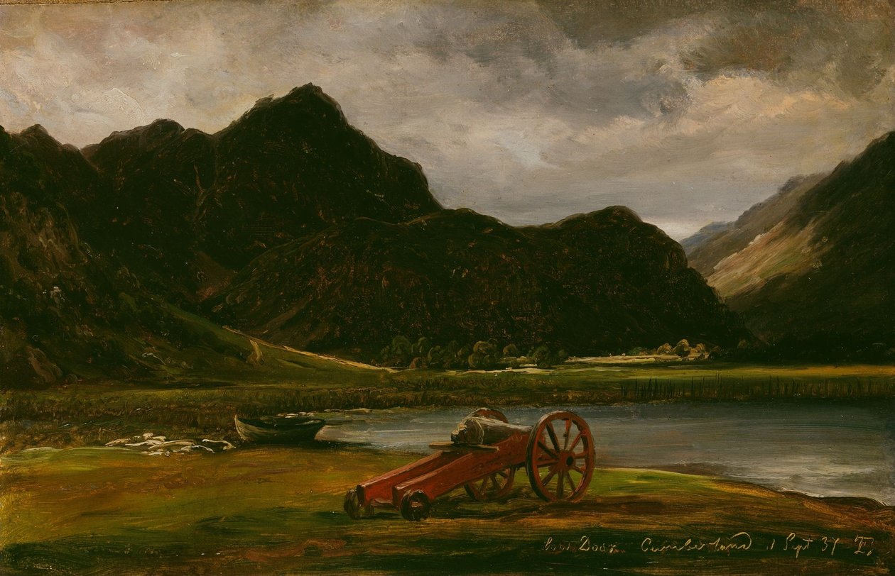 Armata nad Derwentwater autorstwa Thomas Fearnley