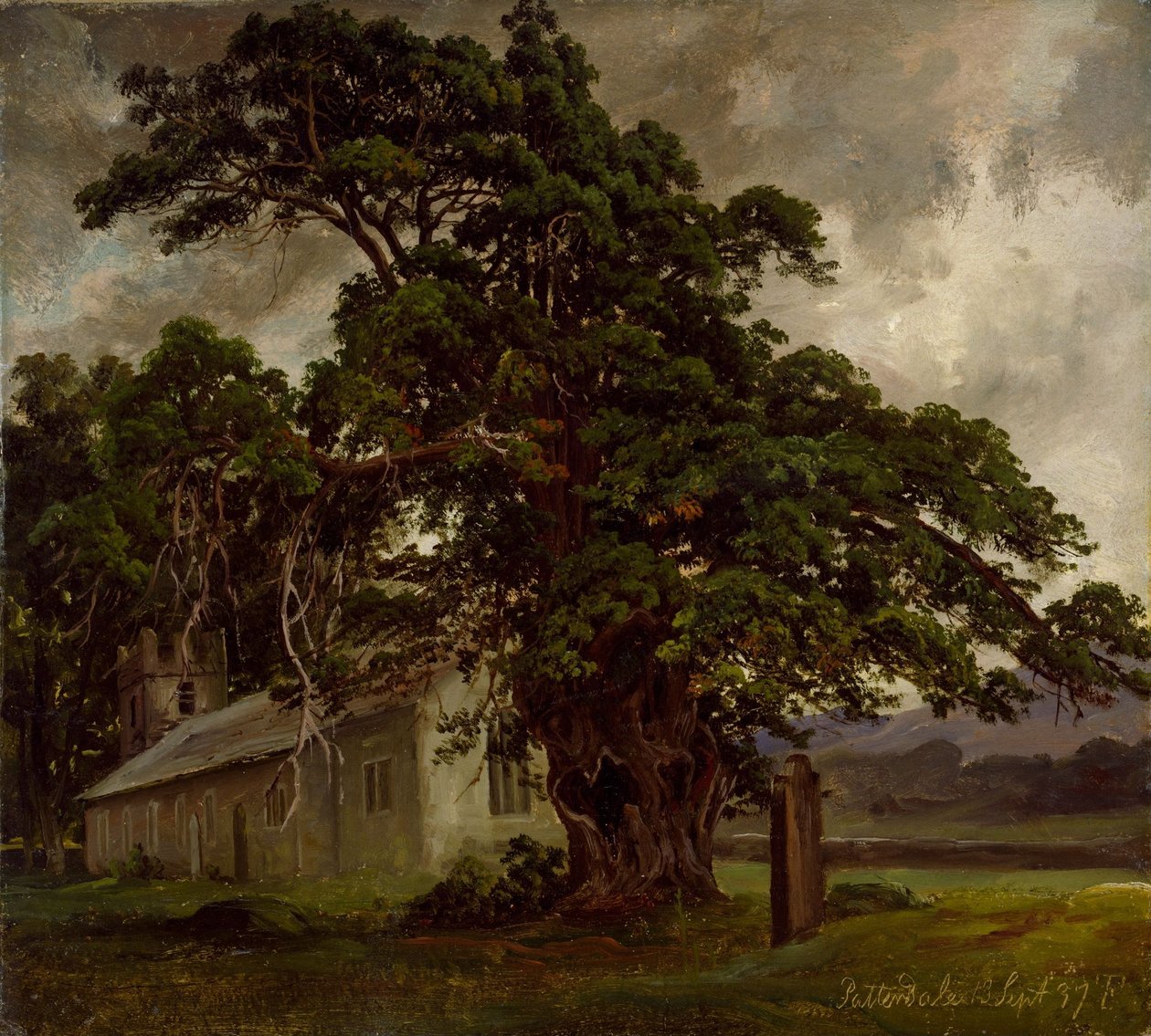 Kościół w Patterdale autorstwa Thomas Fearnley