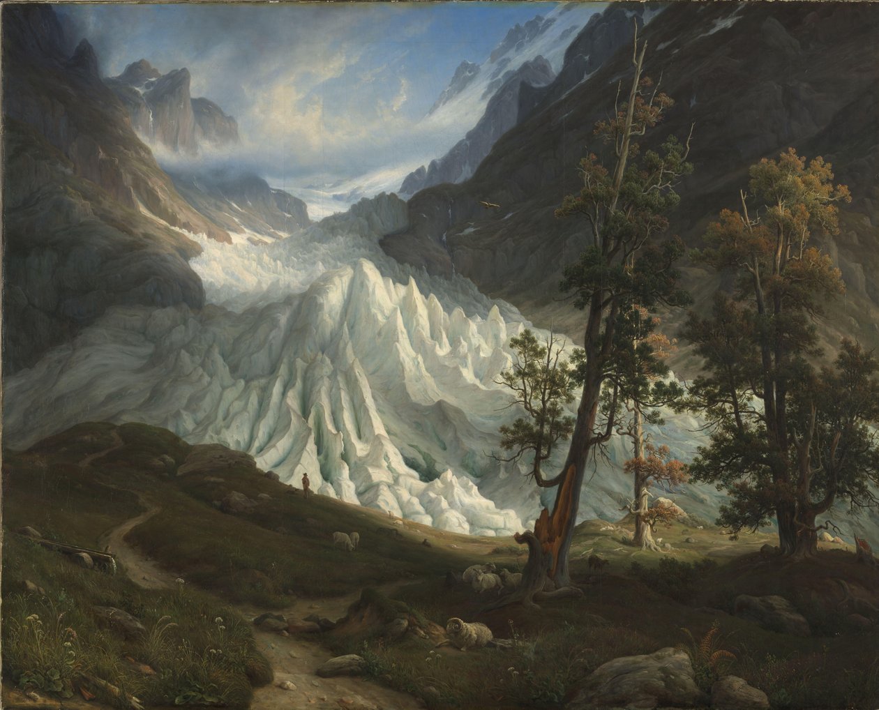 Lodowiec Grindelwald autorstwa Thomas Fearnley