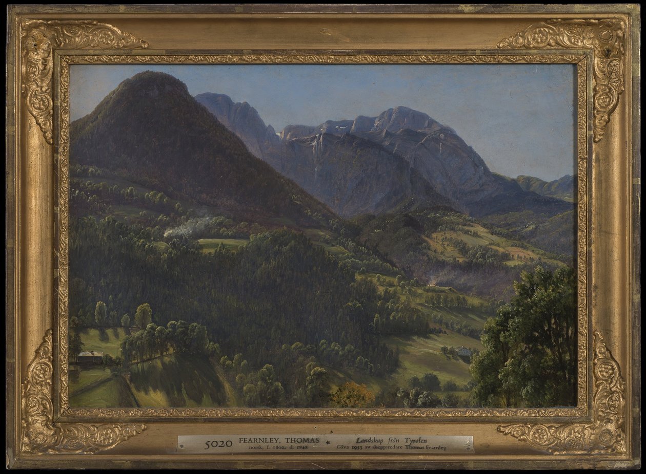Krajobraz tyrolski autorstwa Thomas Fearnley