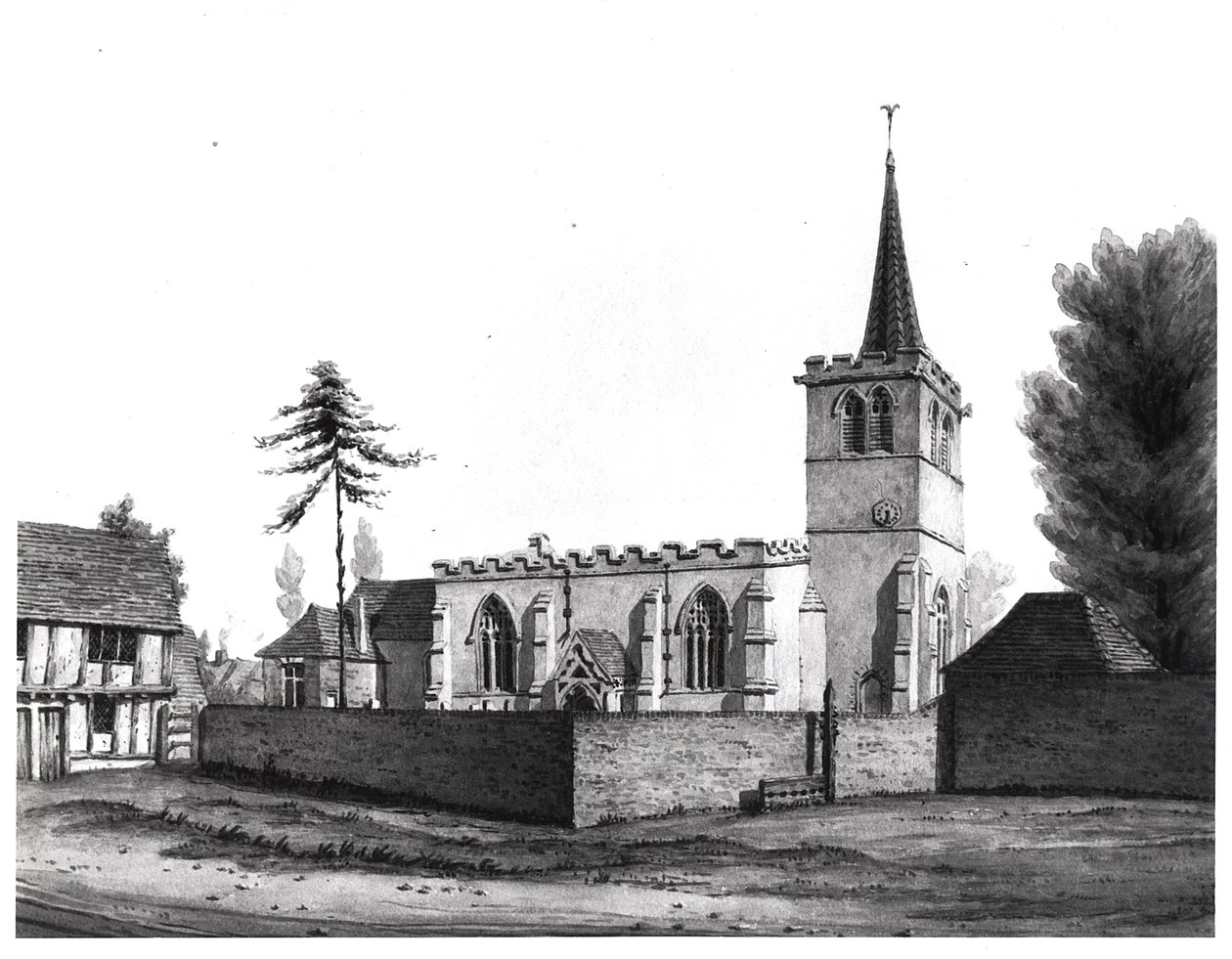 Kościół angielski autorstwa Thomas Fisher