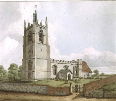 Kościół Great Barford, Bedfordshire autorstwa Thomas Fisher