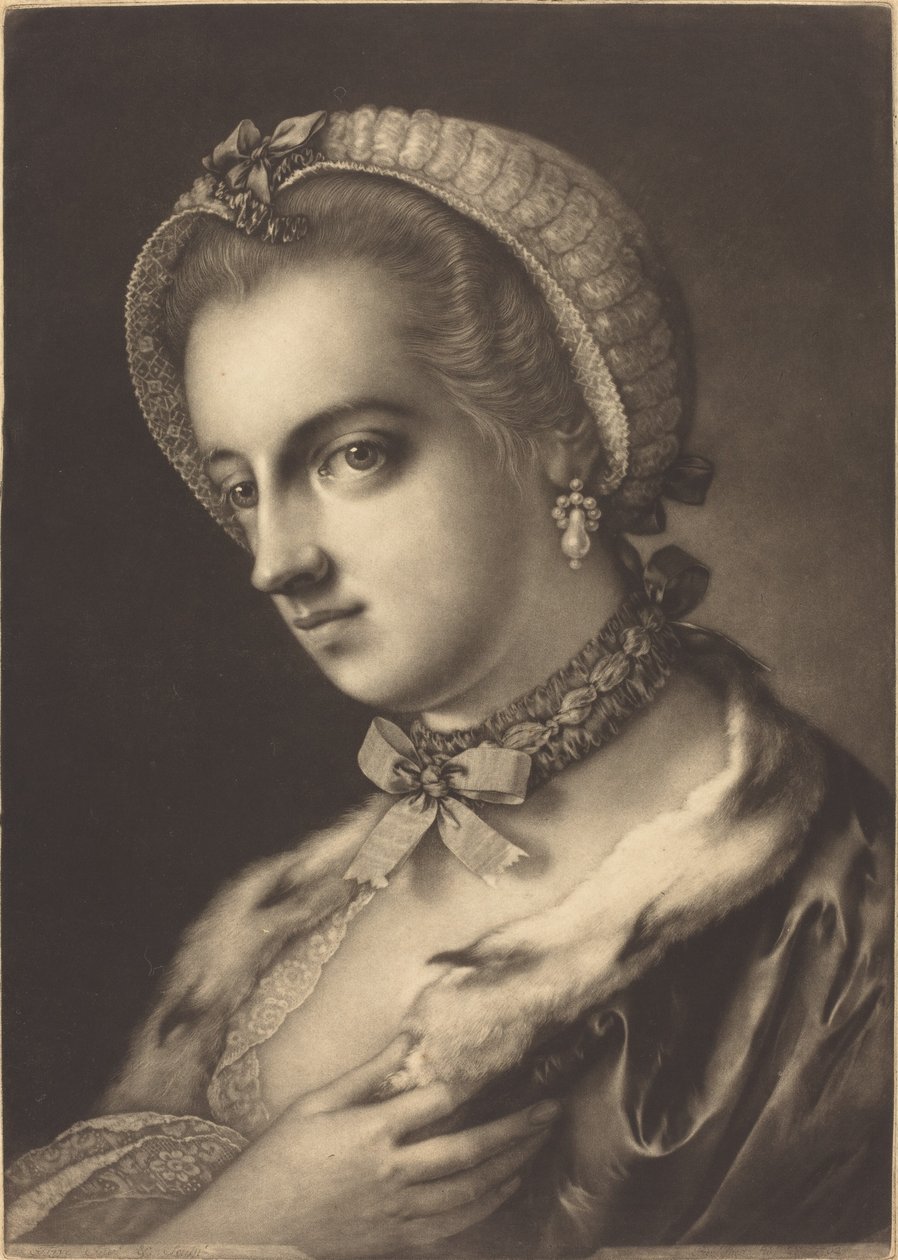 Wyimaginowany portret angielskiej piękności autorstwa Thomas Frye