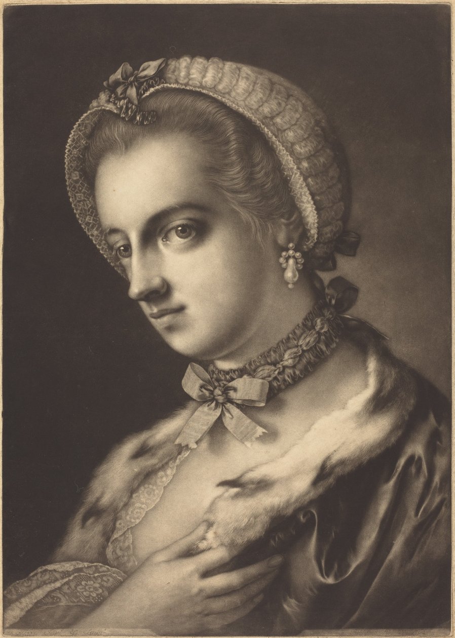 Wyimaginowany portret angielskiej piękności autorstwa Thomas Frye