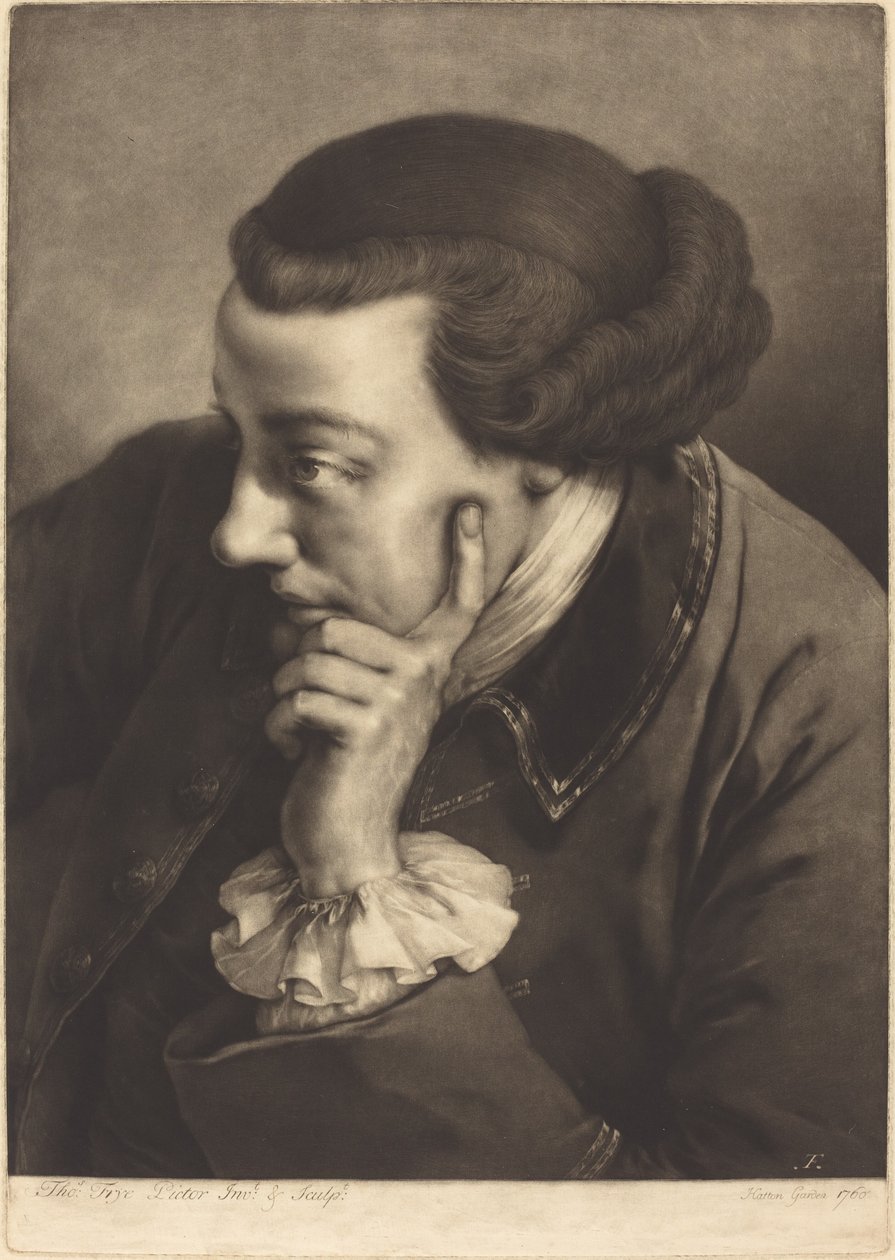 Wyimaginowany portret angielskiego dżentelmena autorstwa Thomas Frye