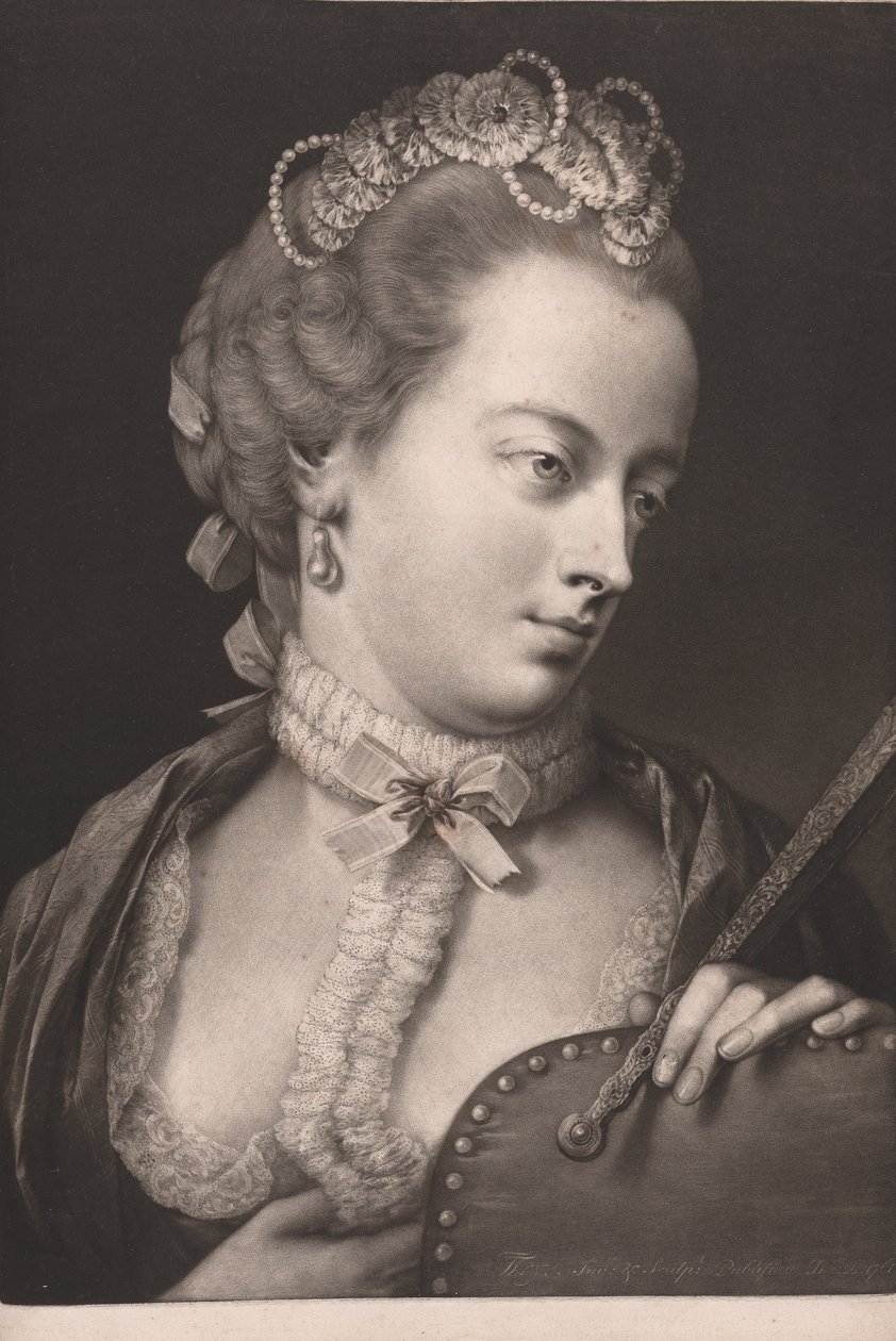 Pani elegancko ubrana autorstwa Thomas Frye