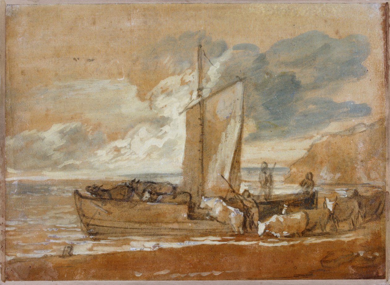 Prom dla bydła, 1784-1788 autorstwa Thomas Gainsborough