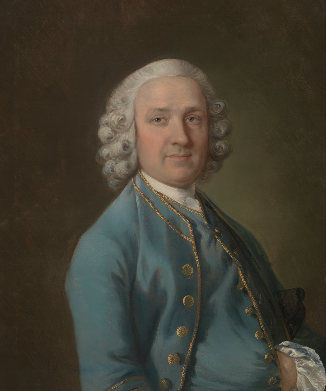 Człowiek zwany Panem Woodem, Mistrzem Tańca, ca. 1757. autorstwa Thomas Gainsborough