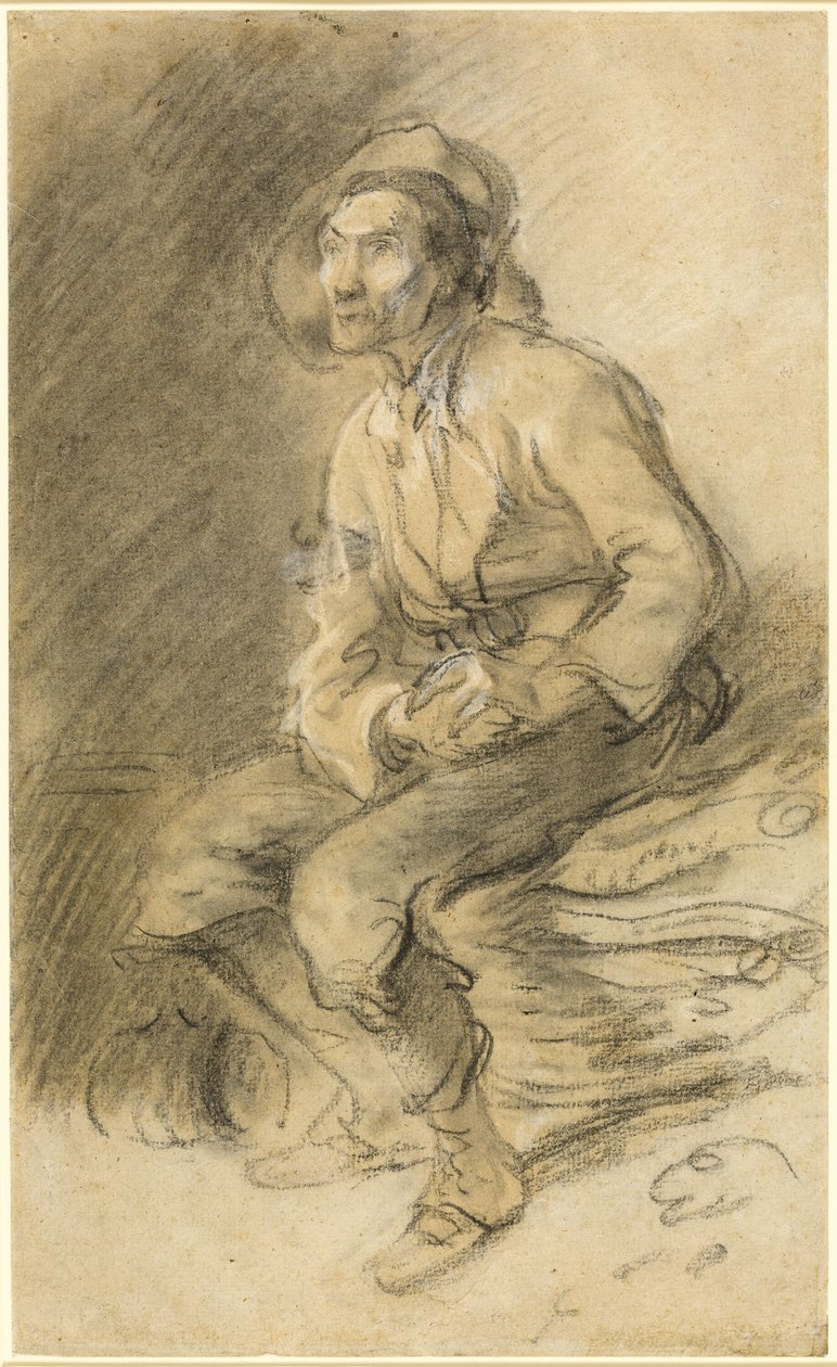 Drwal siedzący na wiązce ciot autorstwa Thomas Gainsborough