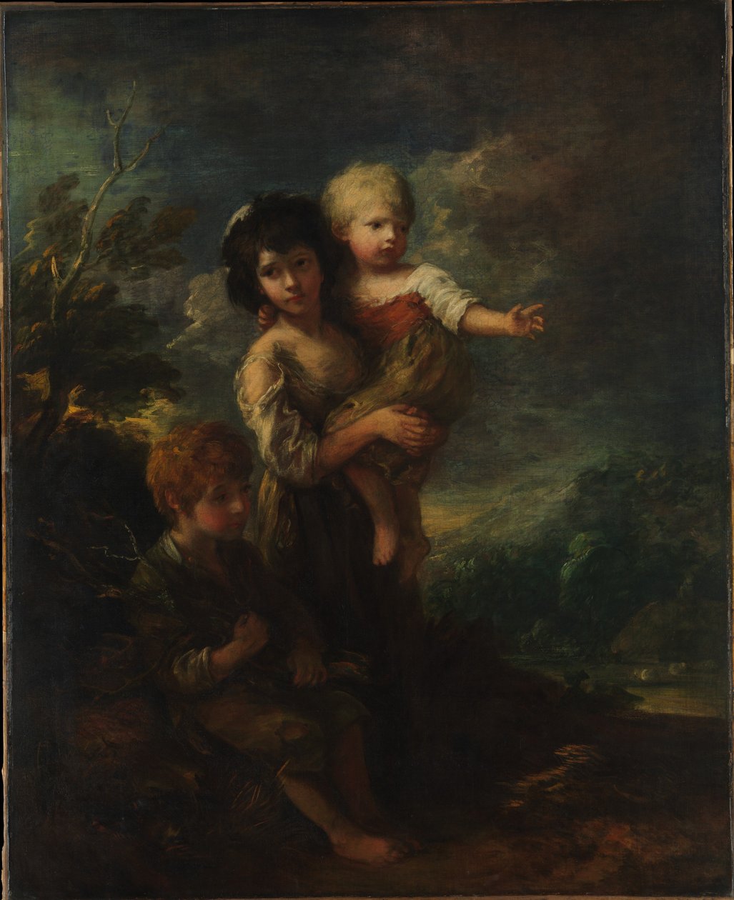 Domek Dzieci (Zbieracze Drewna) autorstwa Thomas Gainsborough