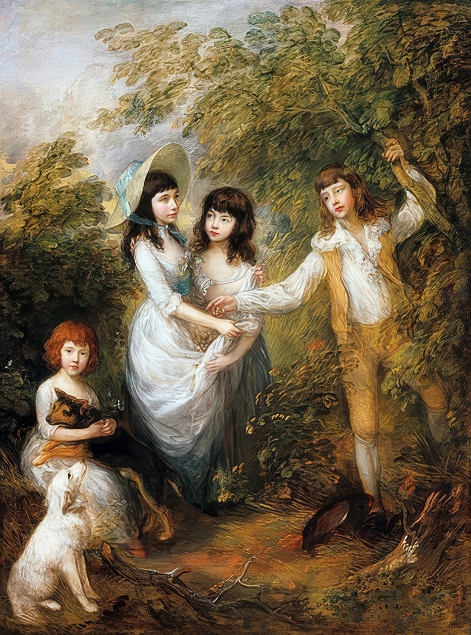 Dzieci Marshamów. 1787 autorstwa Thomas Gainsborough