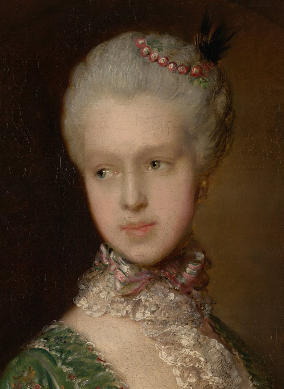 Elizabeth Wrottesley, późniejsza księżna Grafton autorstwa Thomas Gainsborough