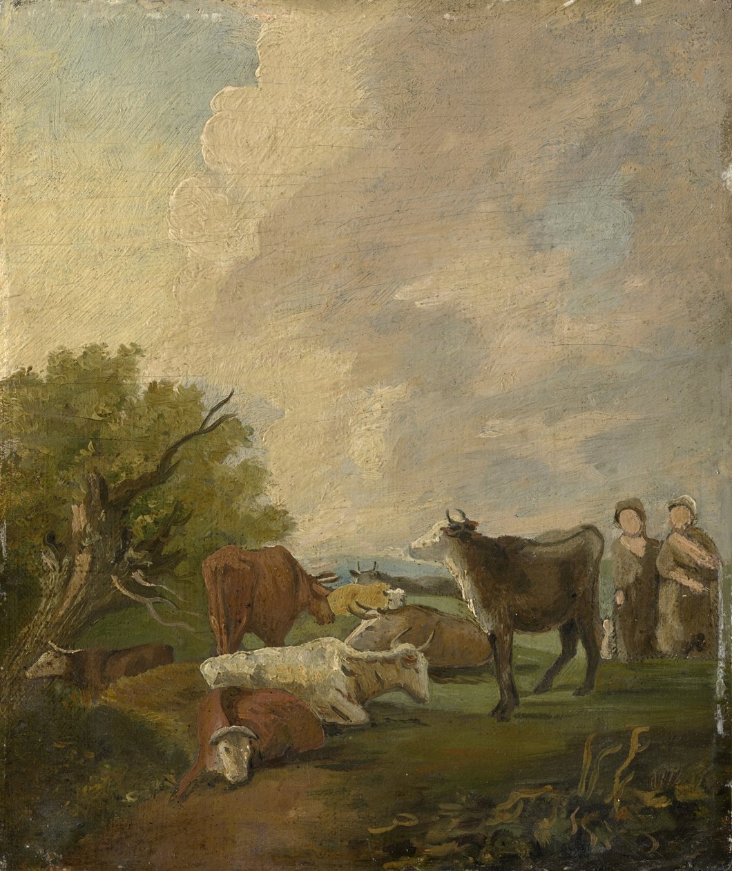 Postacie i bydło w krajobrazie autorstwa Thomas Gainsborough