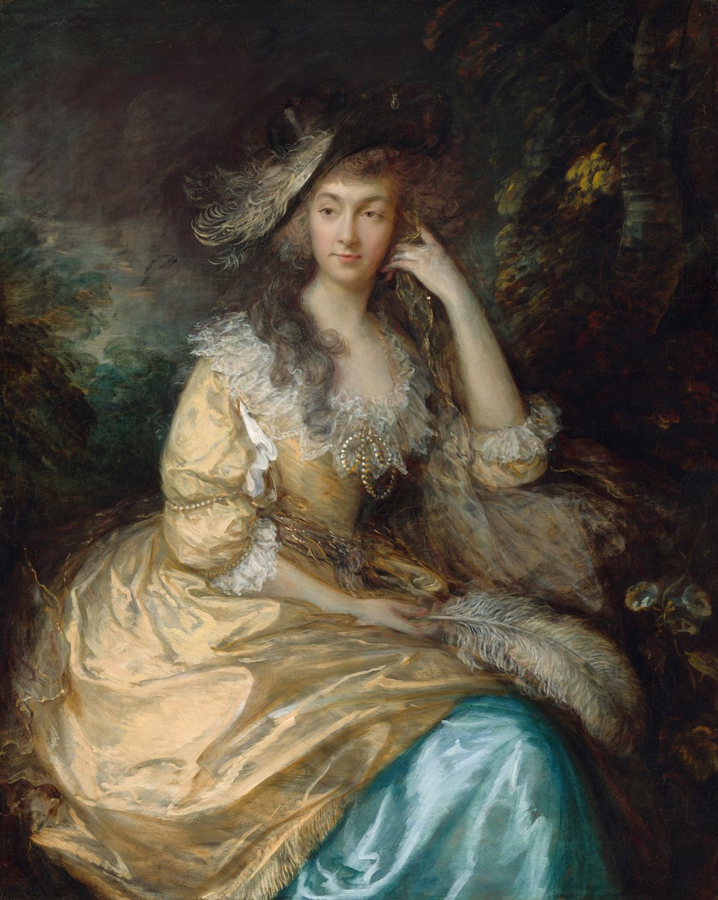 Frances Susanna, Lady de Dunstanville, ok. 1930 r. 1786. autorstwa Thomas Gainsborough