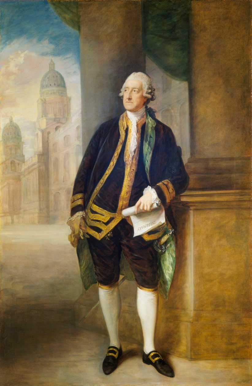 John Montagu, 4. hrabia Sandwich autorstwa Thomas Gainsborough