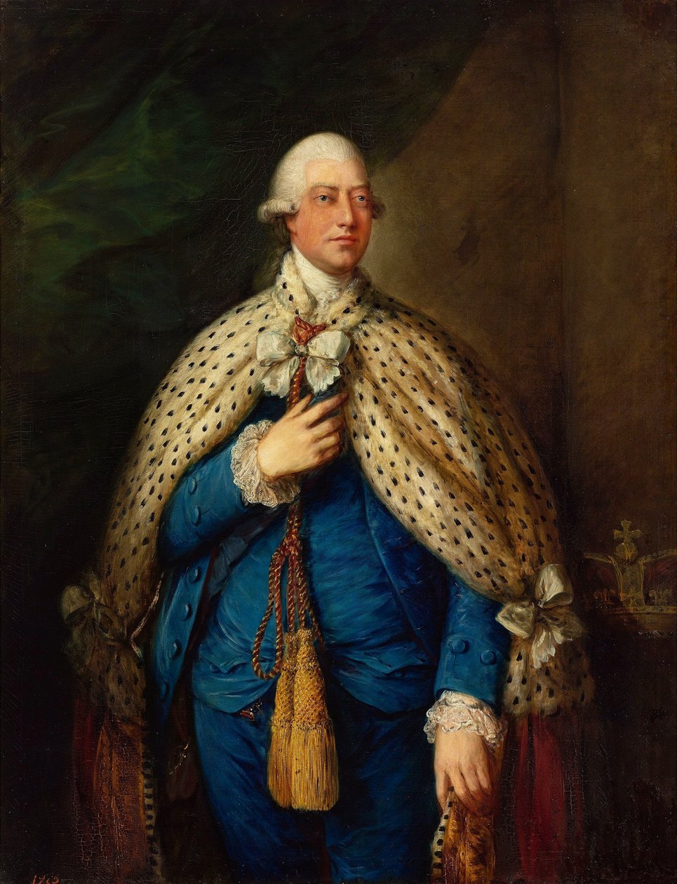 Król Jerzy III Wielkiej Brytanii 1738-1820, 1785. autorstwa Thomas Gainsborough