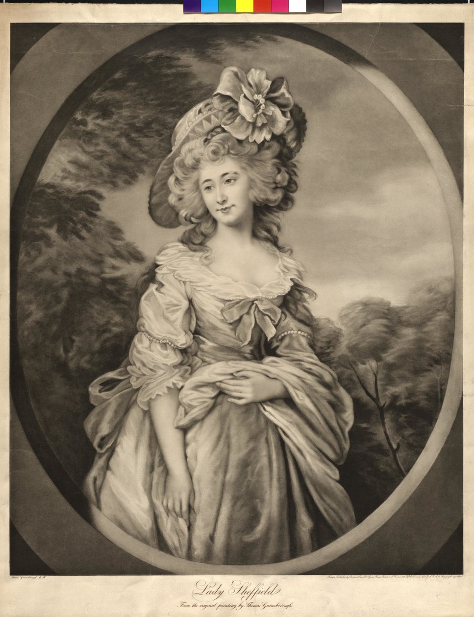 Lady Charlotte Sophia Sheffield autorstwa Thomas Gainsborough