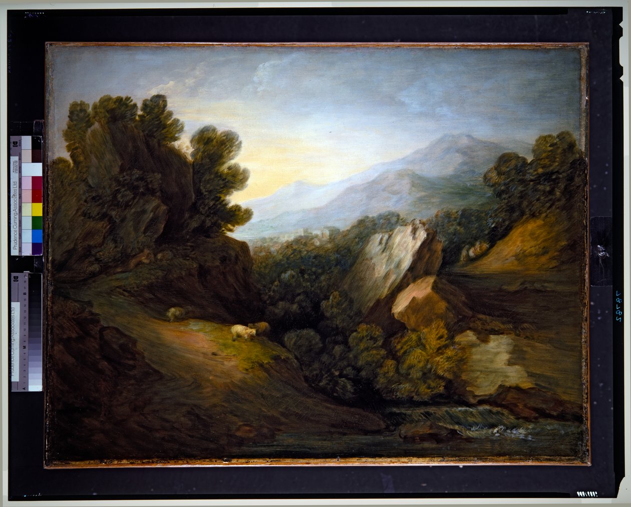 Maisemakiillotettu autorstwa Thomas Gainsborough