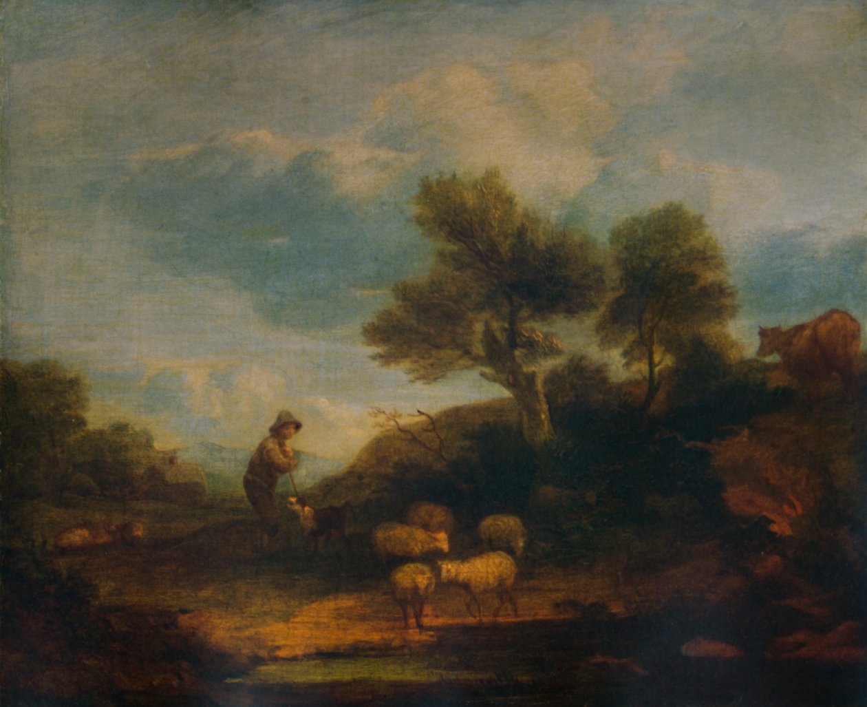 Pejzaż z owcami, XVIII wiek, 1935 autorstwa Thomas Gainsborough