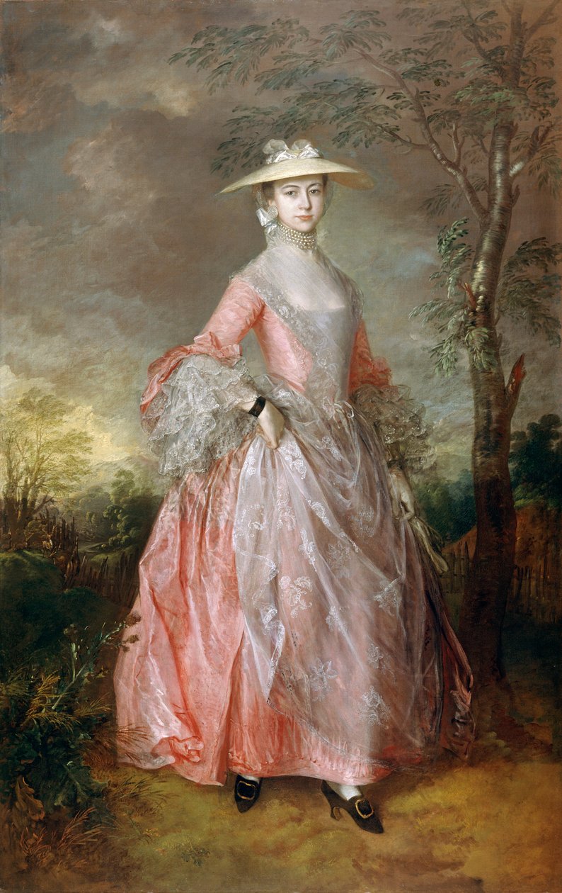 Hrabina Mary Howe, ok. 1760 r. (olej na płótnie) autorstwa Thomas Gainsborough