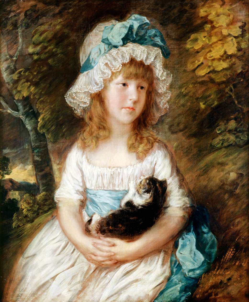 Miss Brummell, c.1781-82 (óleo sobre tela)polonês autorstwa Thomas Gainsborough