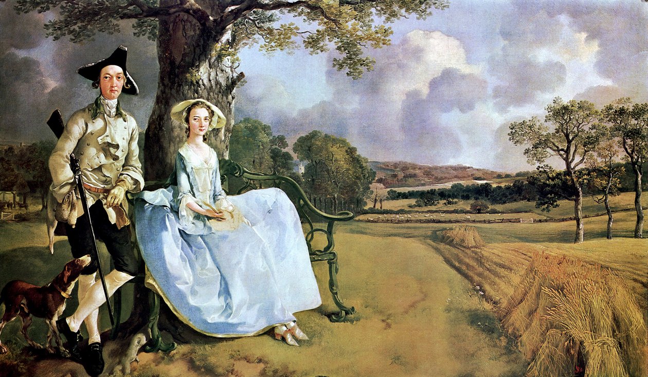 Państwo Andrews autorstwa Thomas Gainsborough