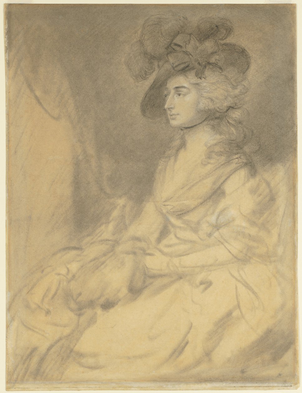 Pani Sarah Siddons, 1785. autorstwa Thomas Gainsborough