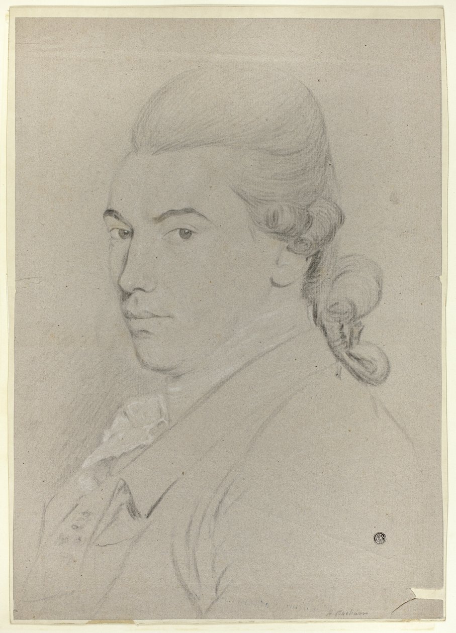 Popiersie portretowe mężczyzny autorstwa Thomas Gainsborough