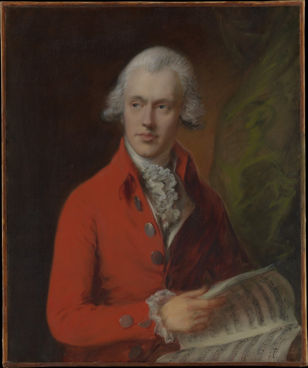 Portret Charlesa Rousseau Burneya (1747-1819) autorstwa Thomas Gainsborough