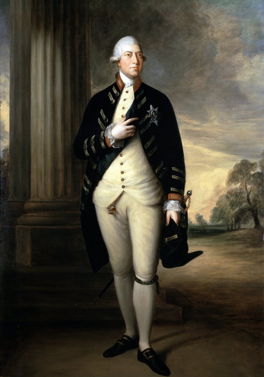 Portret Jerzego III (olej na płótnie) autorstwa Thomas Gainsborough