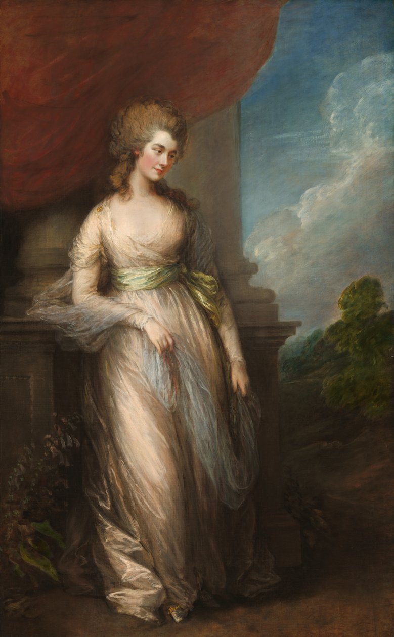 Portret Georgiany Cavendish, księżnej Devonshire (1757-1806) autorstwa Thomas Gainsborough