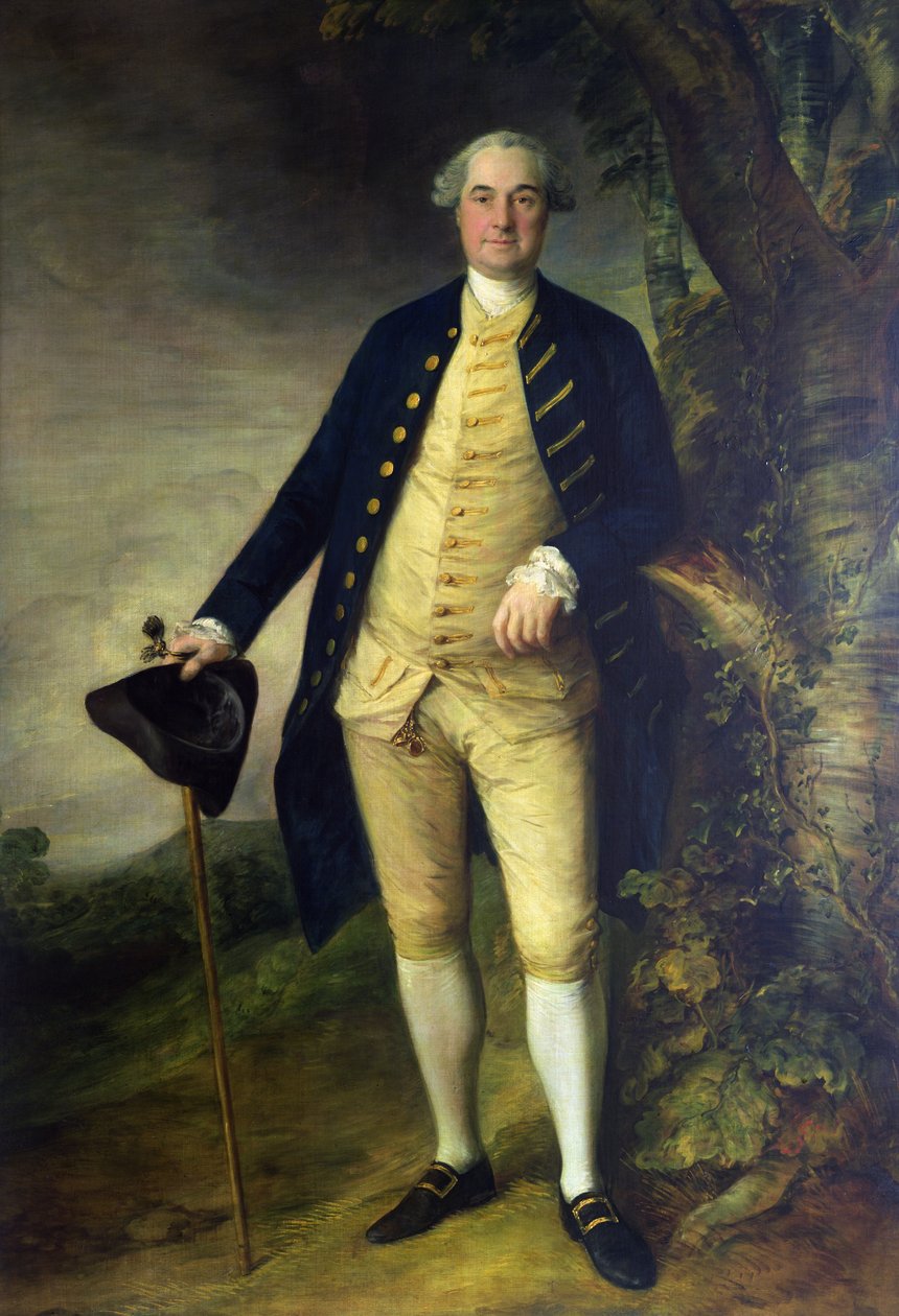 Portret Williama Halla, 2. wicehrabiego Gage autorstwa Thomas Gainsborough