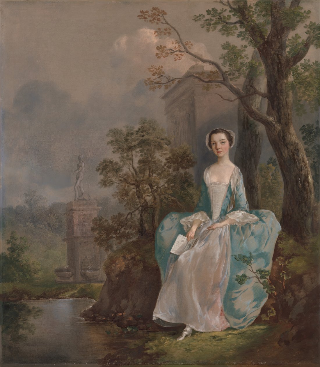 Portret kobiety, ca. 1750. autorstwa Thomas Gainsborough