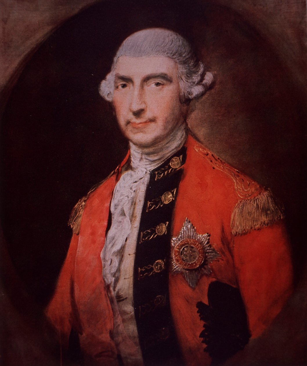 Sir Jeffrey Amherst, brytyjski dowódca walczył z Francuzami w Kanadzie (olej na płótnie) autorstwa Thomas Gainsborough