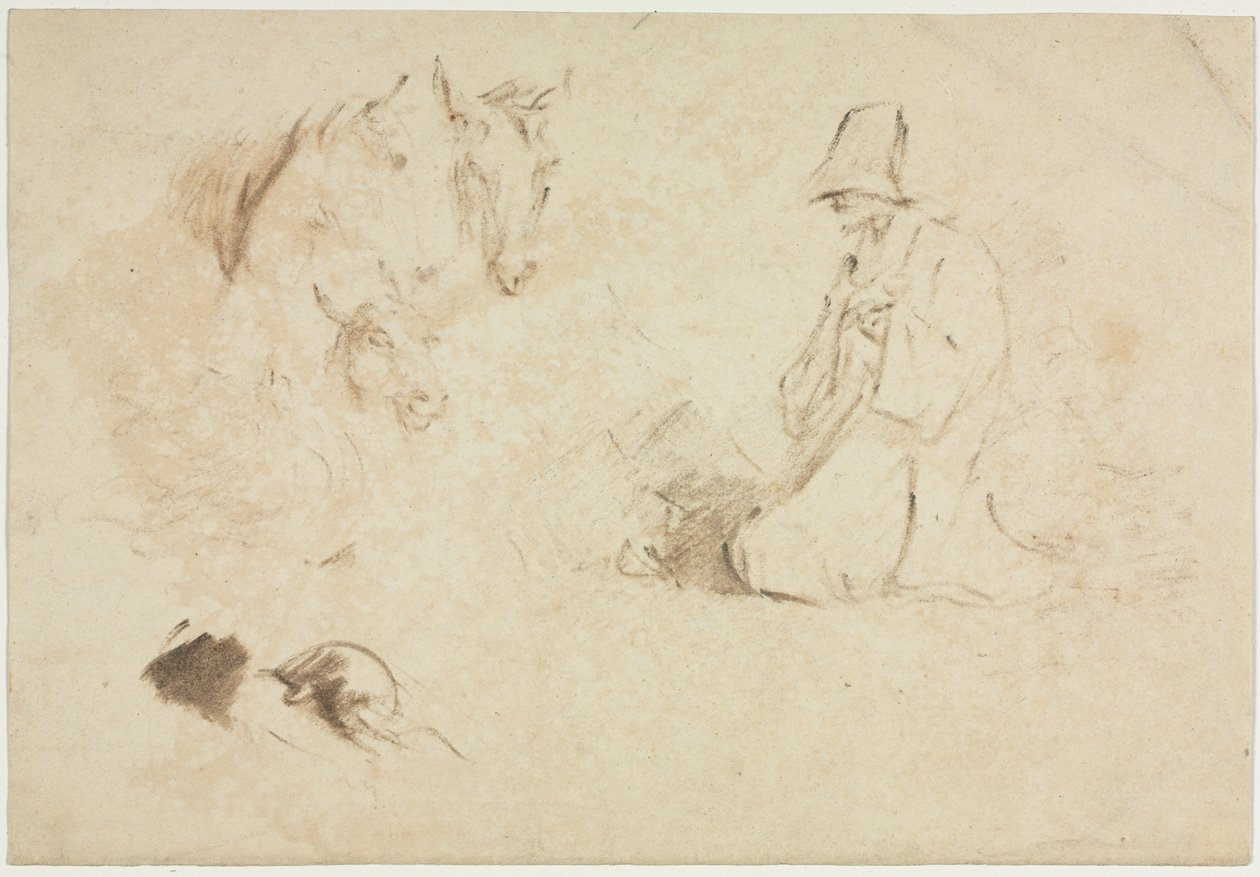 Szkice: Figury i Zwierzęta. autorstwa Thomas Gainsborough