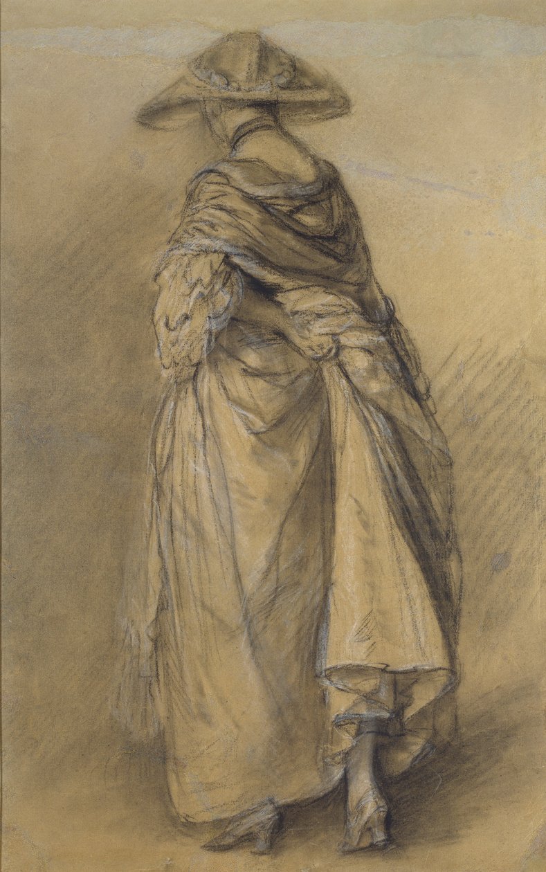 Gabinet kobiety widziany od tyłu, połowa XVIII w. autorstwa Thomas Gainsborough