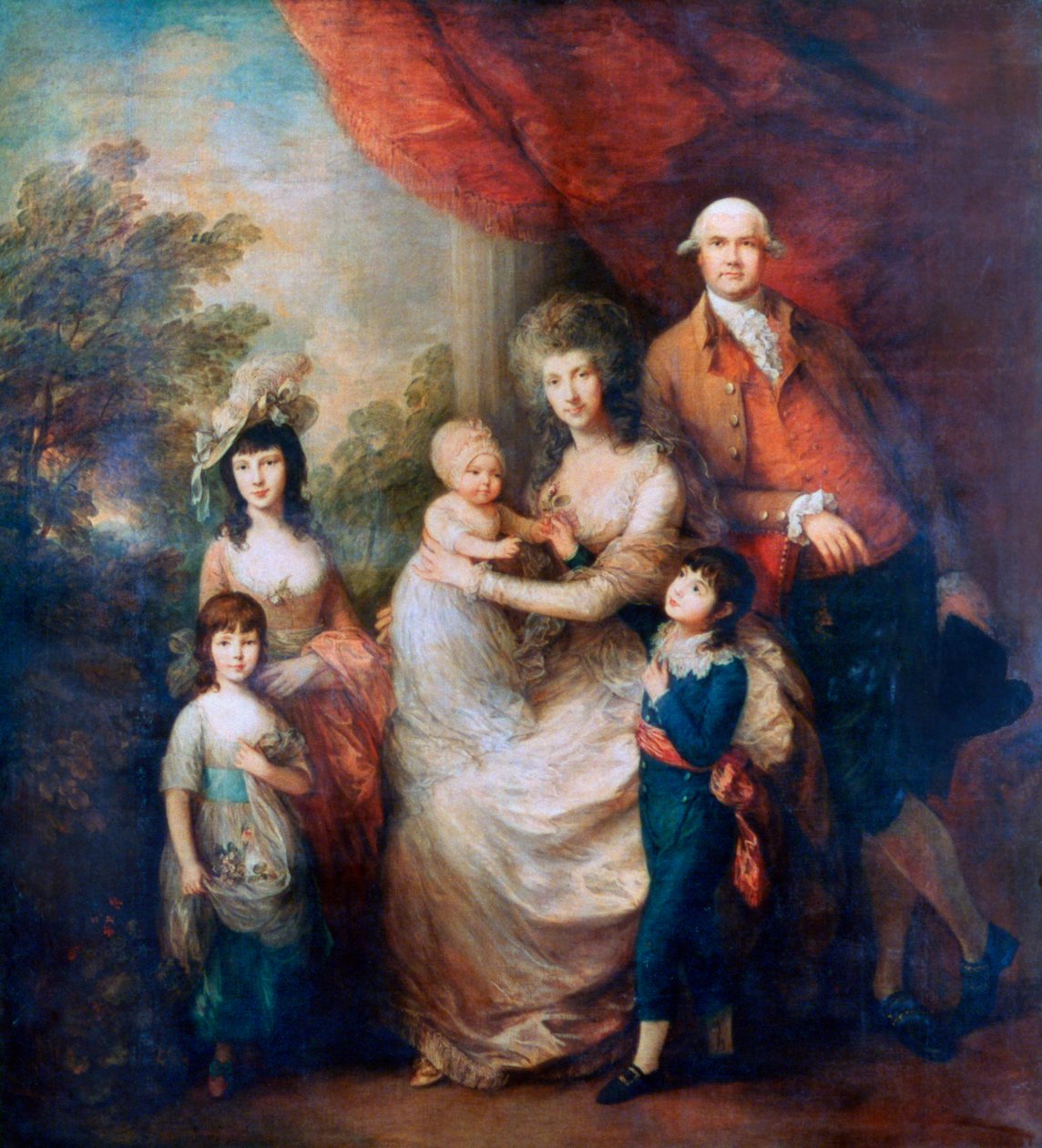 Rodzina Baillie, c1784 autorstwa Thomas Gainsborough