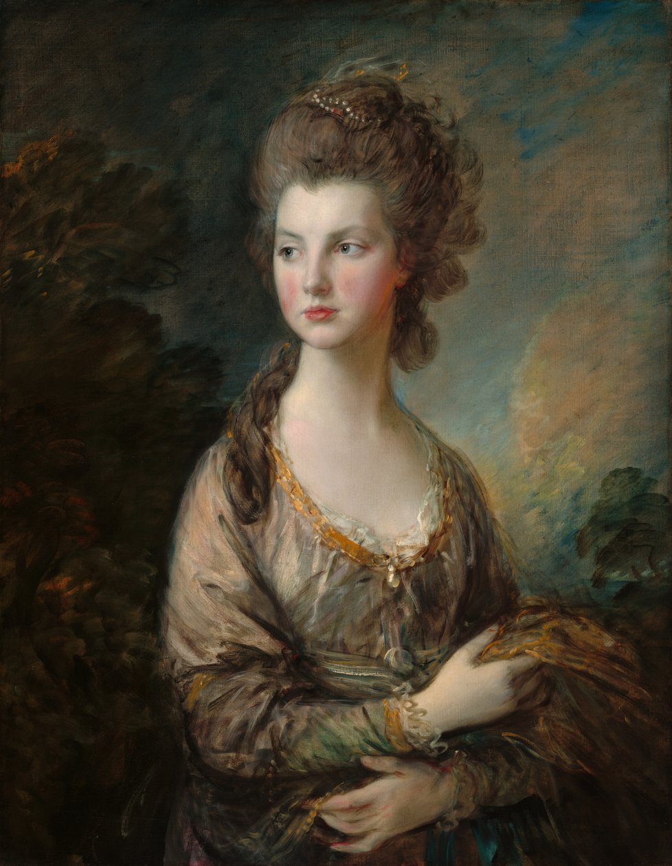 Szanowny Panie Pani Thomas Graham, ok. 1775-77 (olej na płótnie) autorstwa Thomas Gainsborough