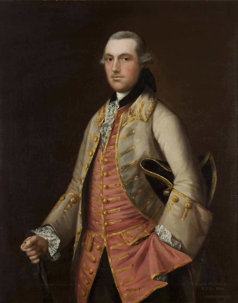 William Leyborne Leyborne, c.1763 (olej na płótnie) autorstwa Thomas Gainsborough