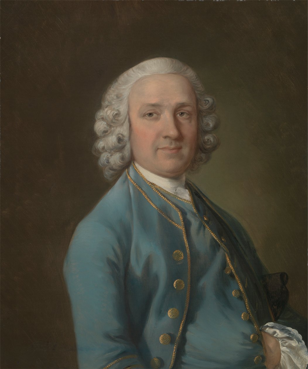 Mężczyzna zwany panem Woodem, mistrz tańca autorstwa Thomas Gainsborough RA