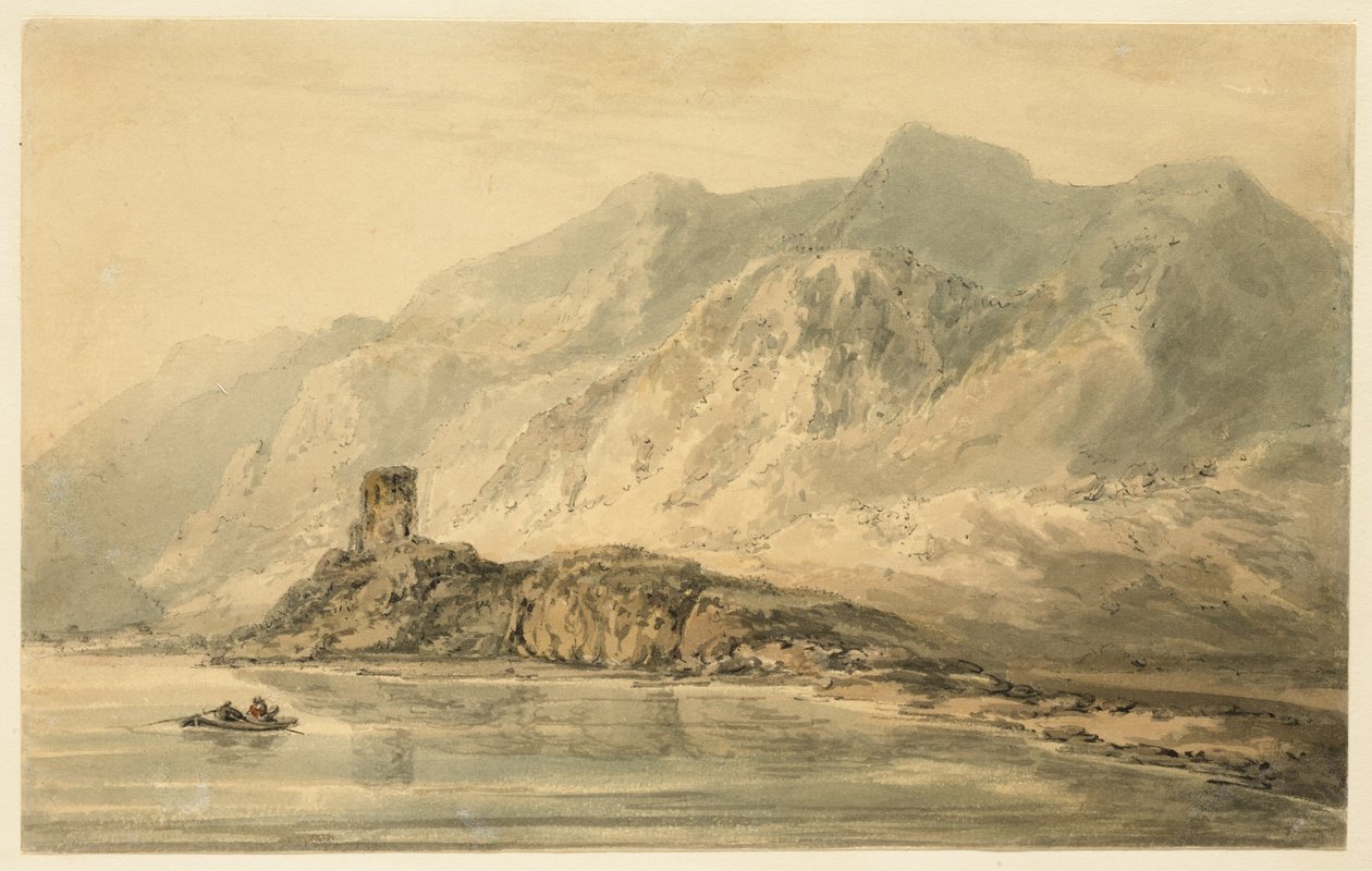 Zamek Dolbadarn autorstwa Thomas Girtin