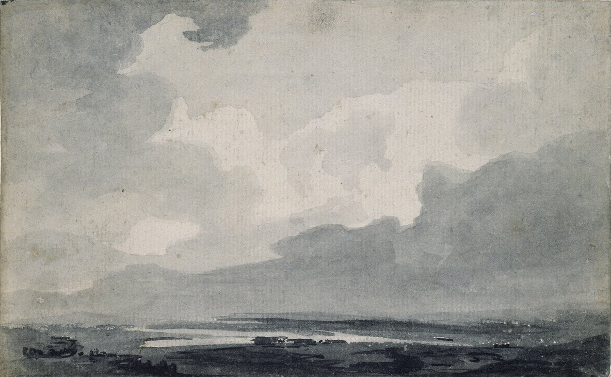 Widok na wrzosowiska, c1800 autorstwa Thomas Girtin