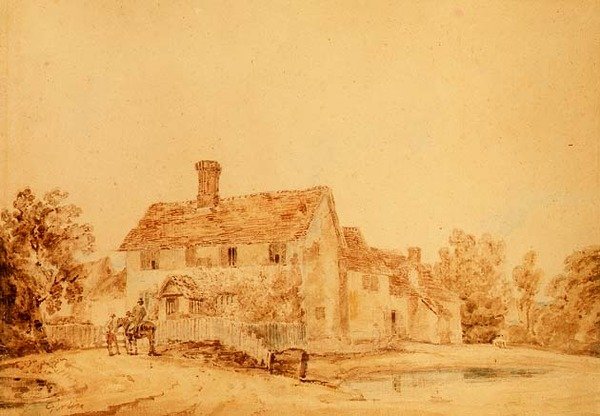 Pinkneys Farm, Redwinter, Essex autorstwa Thomas Girtin