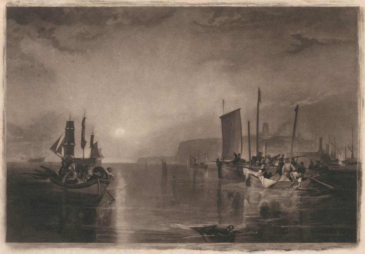 Wschód słońca, Whiting Wędkowanie w Margate autorstwa Thomas Goff Lupton