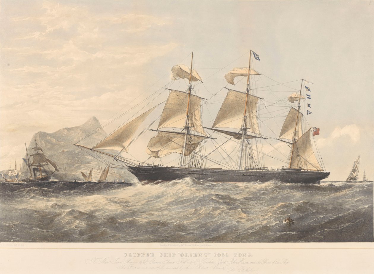 Kliper "Orient" (1853) 1032 tony autorstwa Thomas Goldsworth Dutton