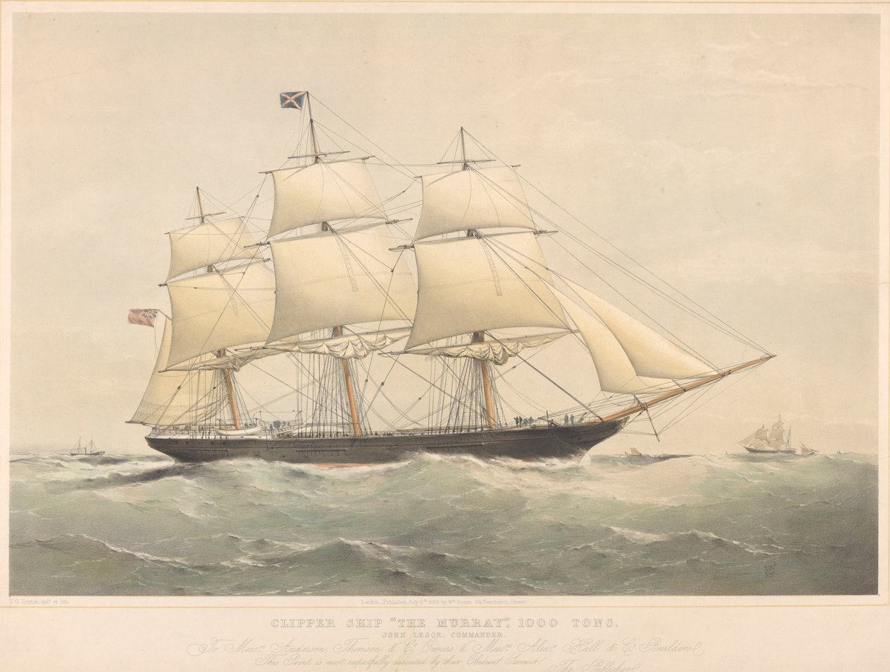 Kliper "Murray" (1861) autorstwa Thomas Goldsworth Dutton